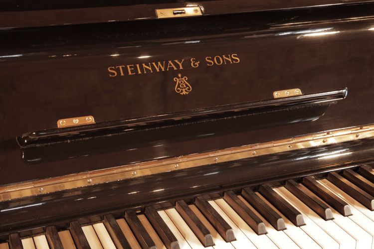 Steinway manufacturer's name on fall