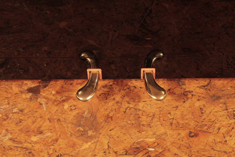 Steinway piano pedals