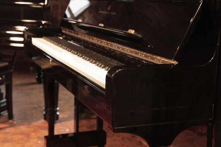 Steinway rounded piano cheek 