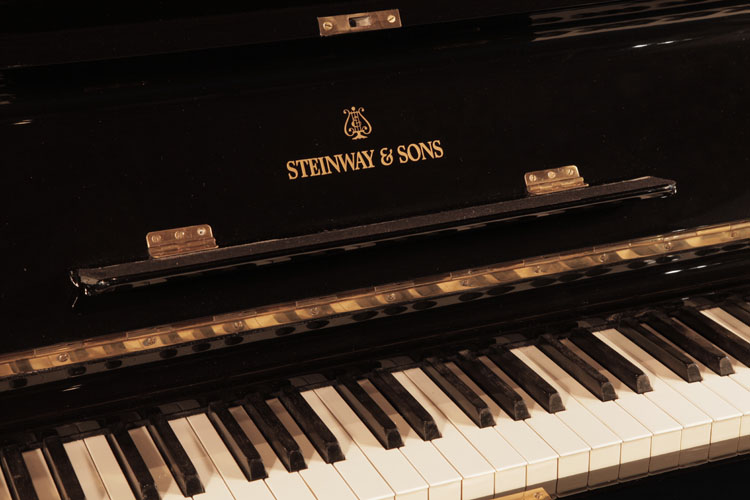 Steinway manufacturer's name on fall