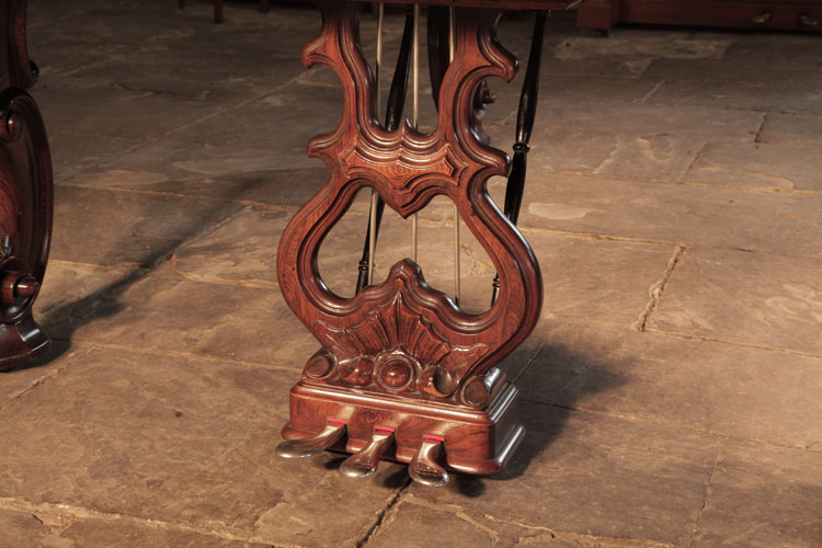 Steinway Style 1 grand three-pedal piano lyre 