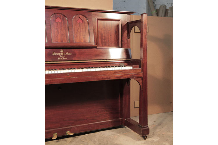 Steinway large, sculptural piano leg