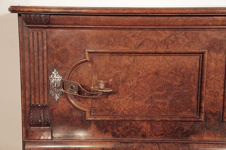 Steinway Egyptian  style, pilaster with carved lotus detail