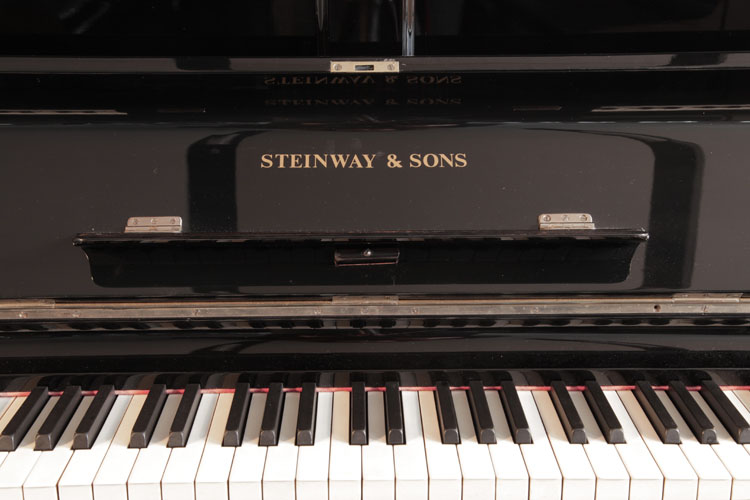 Steinway manufacturer's name on fall