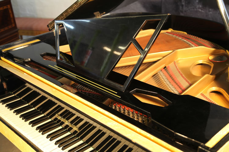 Zimmermann asymmetric piano music des with geometric cut-outs